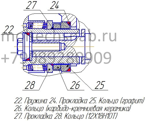 Ремкомплект КМ 35-32-130 для насосов от компании PromKZ  Промснабжение - фото 1