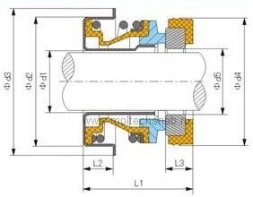 Торцевое уплотнение BSF-1/2 от компании PromKZ  Промснабжение - фото 1