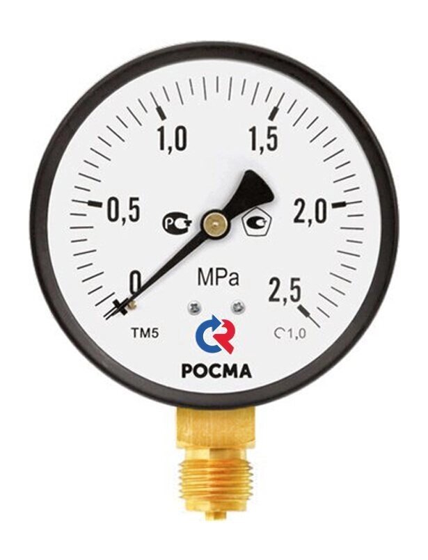 Манометр РОСМА ТМ-610 с повышенным классом точности от компании СНАБГАЗКОМ-KZ - фото 1