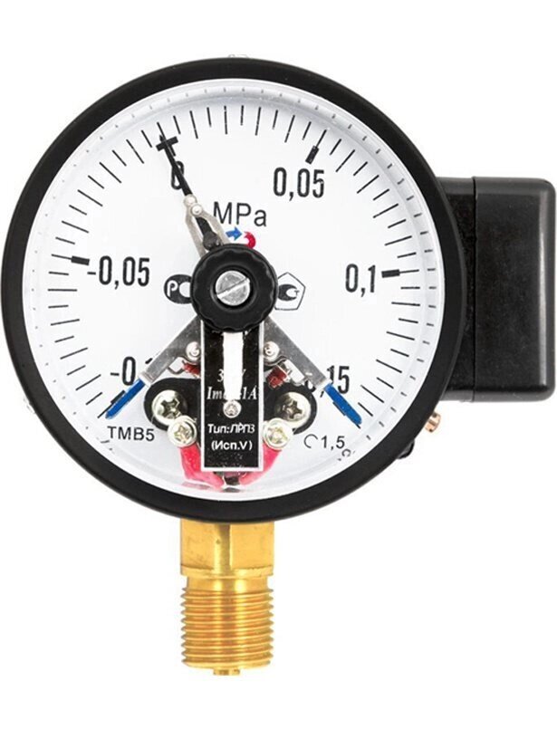 Манометр РОСМА ТМ (ТМВ)-510.05 С электроконтактной приставкой от компании СНАБГАЗКОМ-KZ - фото 1