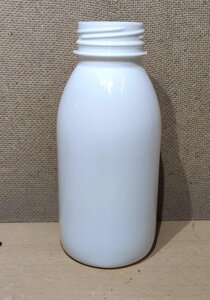 Бутылка PET 300мл 38мм белая круглая +крышка