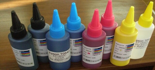 Чернила Epson Pigment GlossyOptimization 0,1L  Exen (Japan) EP1800GO for R800\1800/1900 от компании ИП Орион (сервис ТОО Мастер Инк) - фото 1