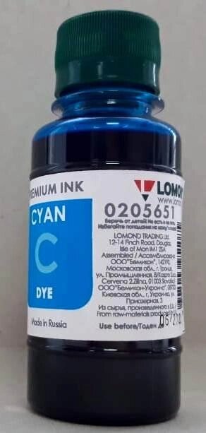 Чернила голубые T0802\0822 C серия LE08 Lomond фасовка 100,200 и 1000мл от компании ИП Орион (сервис ТОО Мастер Инк) - фото 1