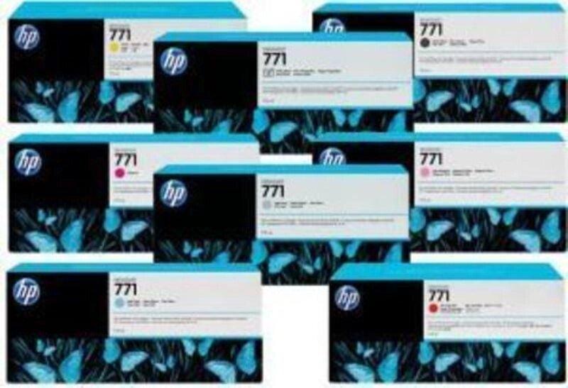 HP B6Y09A №771C, 775 мл, Пурпурный  for HP DesignJet Z6200 от компании ИП Орион (сервис ТОО Мастер Инк) - фото 1