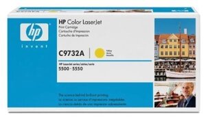 Картридж HP color 5500/5550 Yellow, 12000 pages C9732A