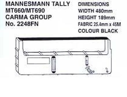 Картридж ленточный Tally MT 691/T-6082/ NCR 6458 Lomond L0201075 от компании ИП Орион (сервис ТОО Мастер Инк) - фото 1