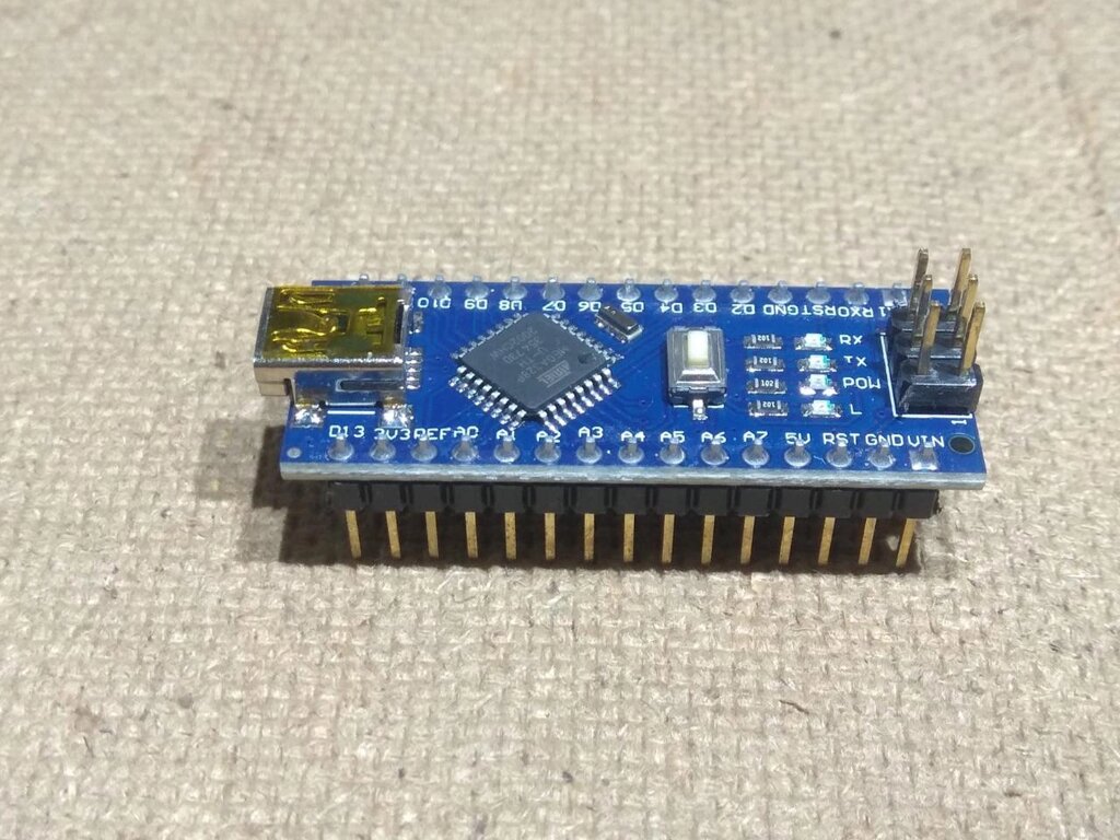 Контроллер Arduino Nano V3.0 ATmega328P mini-USB от компании ИП Орион (сервис ТОО Мастер Инк) - фото 1