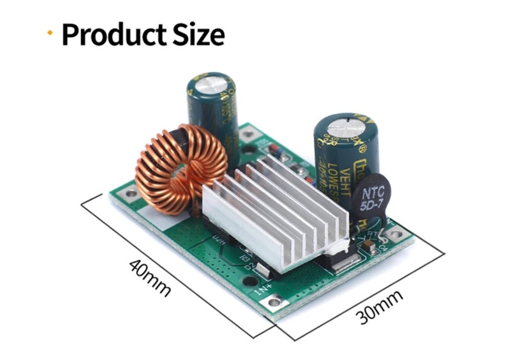 Модуль DC-DC понижающий  16-120В на 12В, up 3А для электросамокатов и другой техники от компании ИП Орион (сервис ТОО Мастер Инк) - фото 1