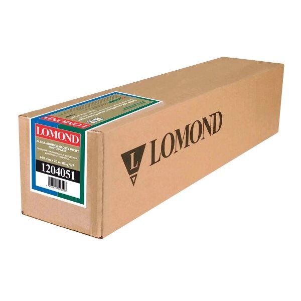 Самоклеящаяся глянцевая бумага Lomond 85 g/m2 (610 x 20 x 50,8) L1204051 от компании ИП Орион (сервис ТОО Мастер Инк) - фото 1