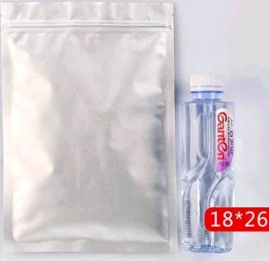 Вакуумный пакет гладкий 18*26см 2*120м (застежка) PET/AL/PE 3-side seal ziplock alu bag гладкий гриппер зиплок