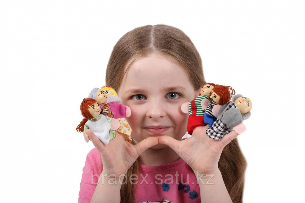 Детский пальчиковый кукольный театр «СЕМЬЯ» от компании BRADEX™ - ТОО "Поколение технологий" - фото 1