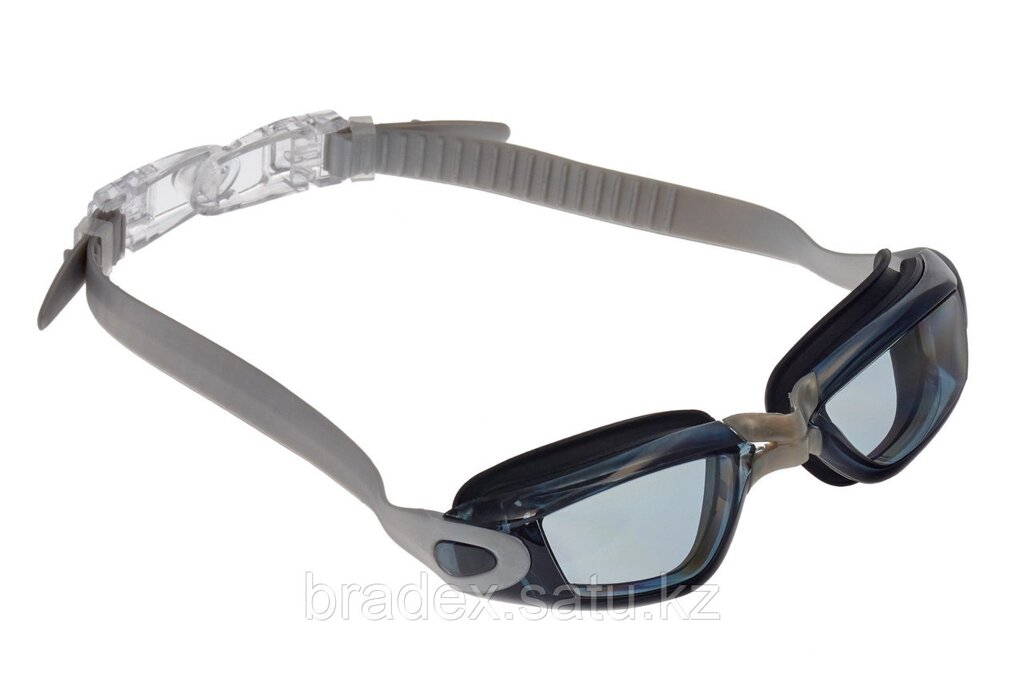 Очки для плавания, серия "Комфорт+", серые, цвет линзы - серый от компании BRADEX™ - ТОО "Поколение технологий" - фото 1