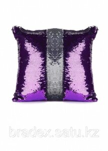 Подушка декоративная «РУСАЛКА» цвет фиолетовый/серебро Magic Pillow