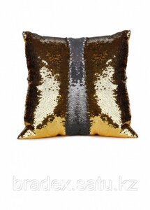 Подушка декоративная «РУСАЛКА» цвет золото/серебро Magic Pillow