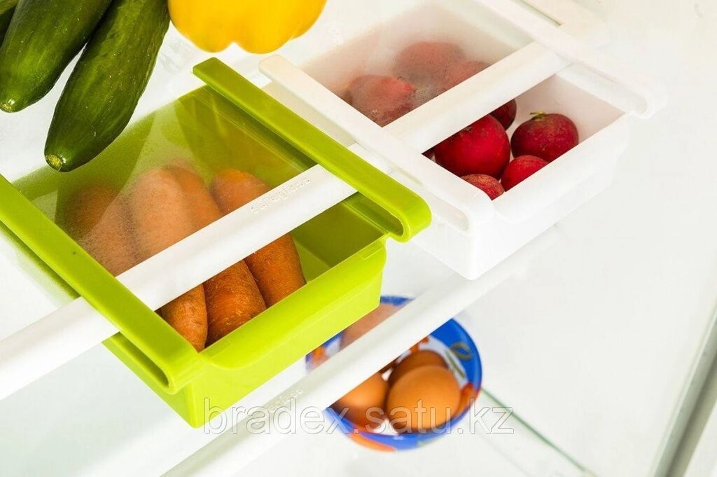 Полки для холодильника, набор – 2 шт. от компании BRADEX™ - ТОО "Поколение технологий" - фото 1