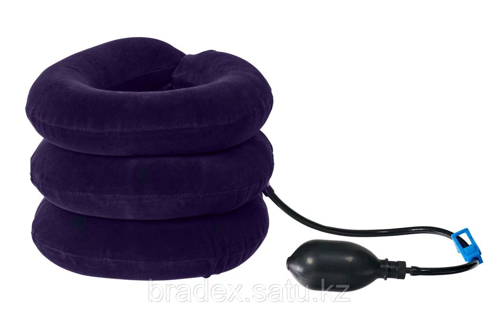 Воротник массажный надувной, фиолетовый от компании BRADEX™ - ТОО "Поколение технологий" - фото 1