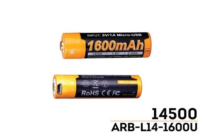 Аккумулятор (Li-ion) FENIX ARB-L14-1600U, 14500, R33984 от компании Интернет-магазин ProComfort - фото 1