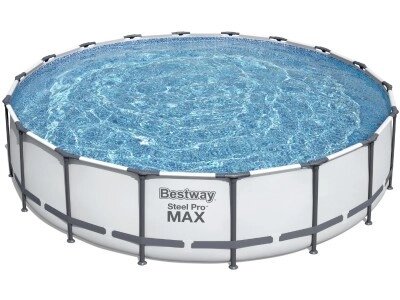 Бассейн каркасный Steel Pro MAX, 549 х 122 см, фильтр-насос, лестница, тент, 56462 Bestway от компании Интернет-магазин ProComfort - фото 1