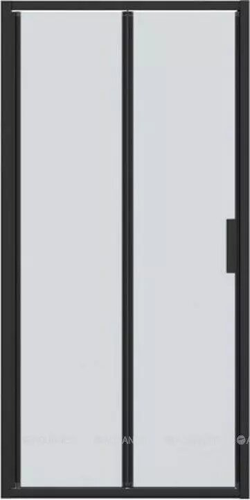 BD100.4121B Душевая дверь складная BRAVAT BLACK LINE 1000х2000 Стекло 5мм easy clean от компании Интернет-магазин ProComfort - фото 1
