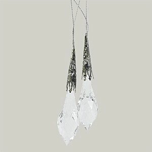Декор Алмаз акриловый на серебряной подвеске KA517752 от компании Интернет-магазин ProComfort - фото 1