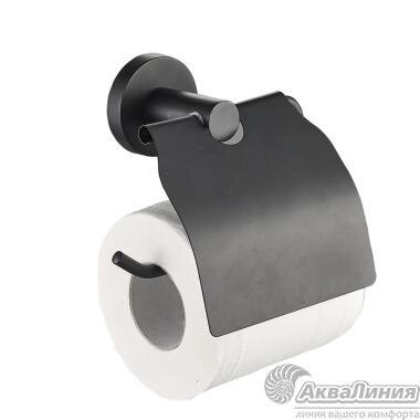 Держатель Аквалиния для туалетной бумаги Black 20586 (4630072041470) от компании Интернет-магазин ProComfort - фото 1