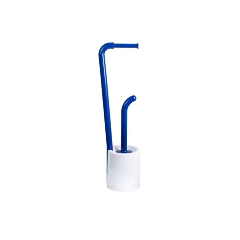 Держатель для туалетной бумаги + ерш синяя Fixsen FX-7032-89 от компании Интернет-магазин ProComfort - фото 1