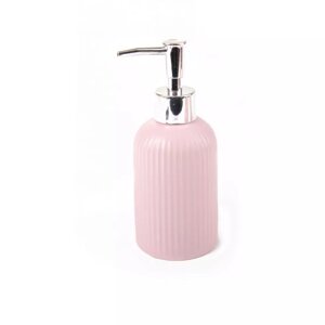 Дозатор для жидкого мыла Аквалиния Листок мятный CE2130DA-LD розовый, CE1610TA-LD