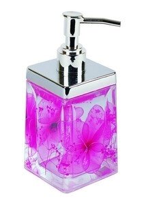 Дозатор для жидкого мыла Аквалиния розовые цветы от компании Интернет-магазин ProComfort - фото 1