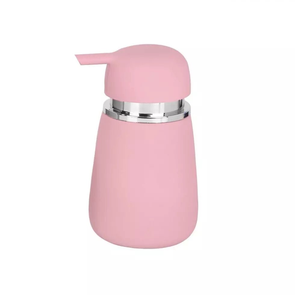 Дозатор для жидкого мыла керамика Soft розовый B4333A-1P от компании Интернет-магазин ProComfort - фото 1