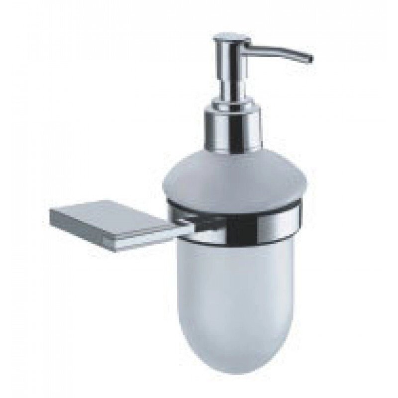 Дозатор жидкого мыла серебристый Fixsen Noble FX-6112 от компании Интернет-магазин ProComfort - фото 1
