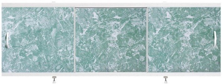 Экран под ванну Alavann ОПТИМА 150 см / 8 темно-зеленый мрамор от компании Интернет-магазин ProComfort - фото 1