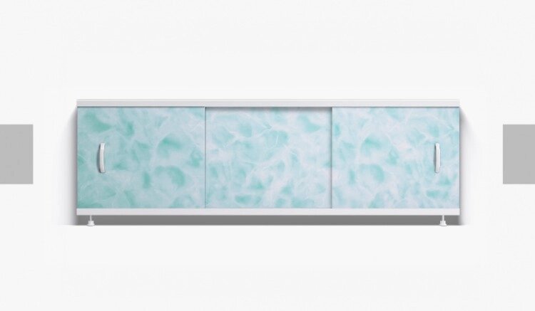 Экран под ванну Alavann Оптима 21 салатовый мрамор 1.7 м от компании Интернет-магазин ProComfort - фото 1