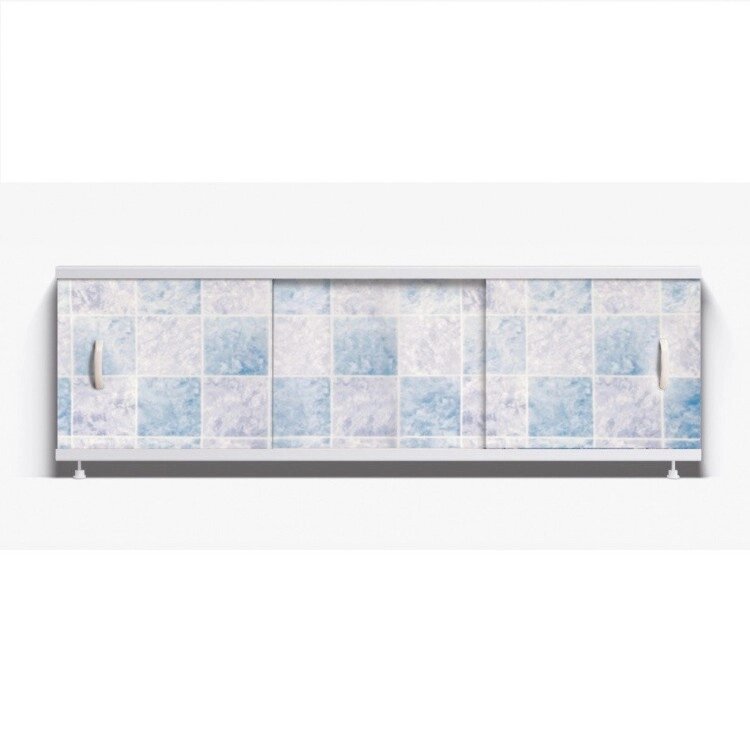 Экран под ванну Alavann Оптима Р Р17 голубой кафель 1.5 м от компании Интернет-магазин ProComfort - фото 1