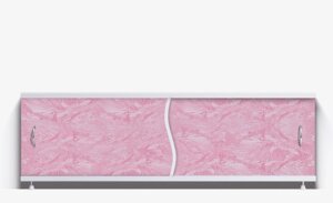 Экран под ванну Alavann Премьер 37 розовый мороз 1.5 м