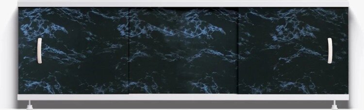Экран под ванну Alavann Престиж 1.7 м черный от компании Интернет-магазин ProComfort - фото 1