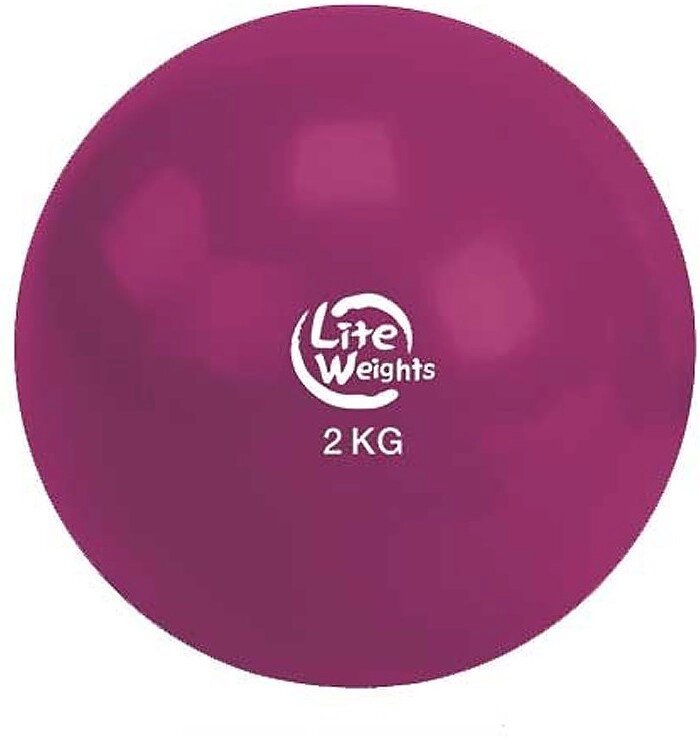 Фитбол Lite Weights 1702LW 2 кг фиолетовый от компании Интернет-магазин ProComfort - фото 1