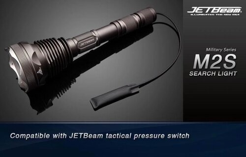 Фонарь JETBEAM Мод. M2S (1000лм)(светодиод: SST50)(265гр.)(от от 4шт. CR123A или 2шт. 18650) R 34115