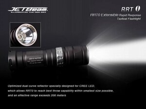 Фонарь jetbeam raptor RRT-0 (с удлинителем) (240лм)(CREE XR-E R2)(86гр.)(от 1шт. AA или 1шт. CR123A) R 34114