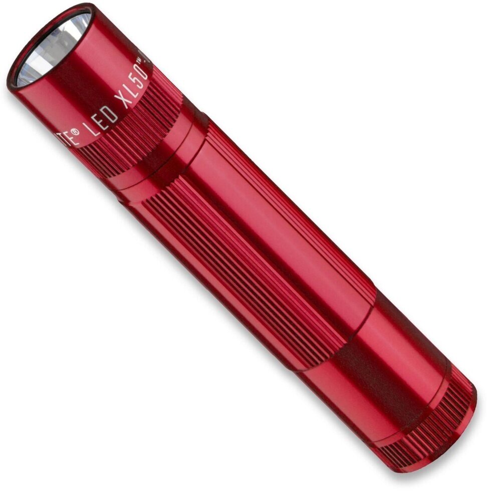 Фонарь MAGLITE LED XL100 3xAAA (105 Lum)(7916cd)(178м) (5ч45м/209ч)(красный)(в пластиковом футляре) R34491 от компании Интернет-магазин ProComfort - фото 1
