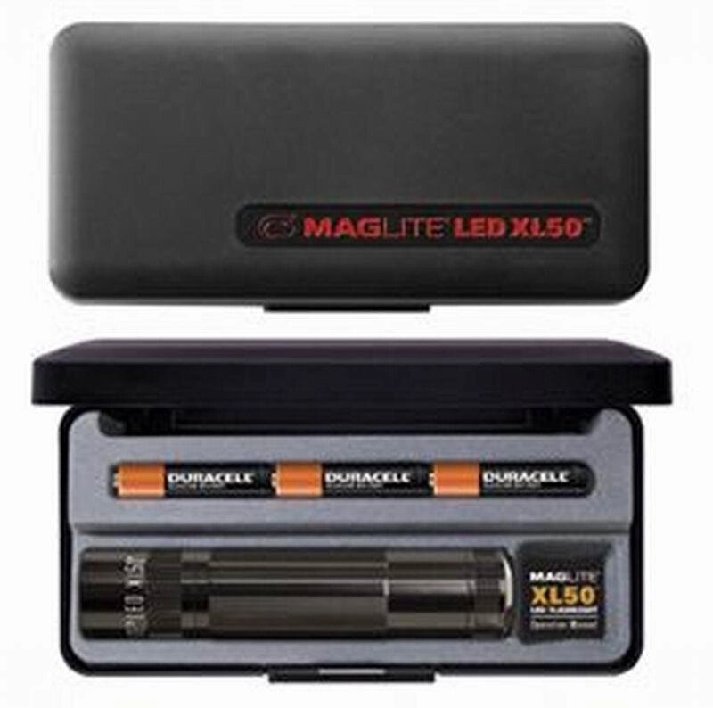 Фонарь MAGLITE LED XL50 3xAAA (139 Lum)(11373cd)(213м)(6ч30м/33ч)(черный)(в пластиковом футляре) R34481 от компании Интернет-магазин ProComfort - фото 1