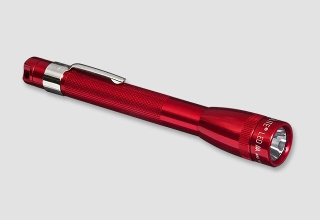 Фонарь MINI MAGLITE LED 2xAAA красный в пластиковом футляре от компании Интернет-магазин ProComfort - фото 1