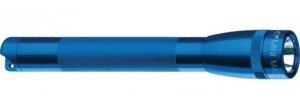 Фонарь MINI MAGLITE LED PRO+ 2xAA (245 Lum)(с 2-мя батарейками и чехлом)(синий)(в блистере) R34644