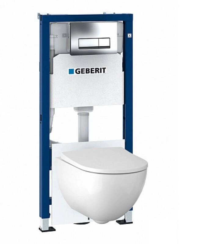 GEBERIT комплекты 500.128.21.A SET Geberit Acanto №1 (500.600.01.2+500.605.01.2+458.128.21.1) от компании Интернет-магазин ProComfort - фото 1