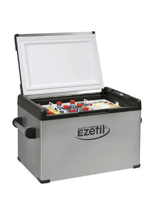 Холодильник-морозильник EZETIL EZC-60 (60л.)(от +10ºС до -18ºС)(220-240V)-серебристый R 30426 от компании Интернет-магазин ProComfort - фото 1