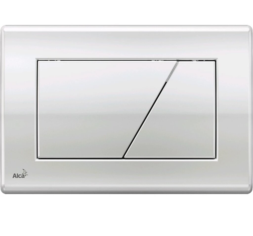 Кнопка управления AlcaPlast хром-глянцевая, M171 от компании Интернет-магазин ProComfort - фото 1