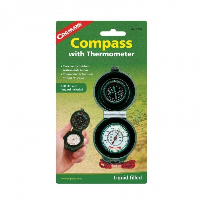 Компас с термометром Compass Thermometer COGHLANS от компании Интернет-магазин ProComfort - фото 1