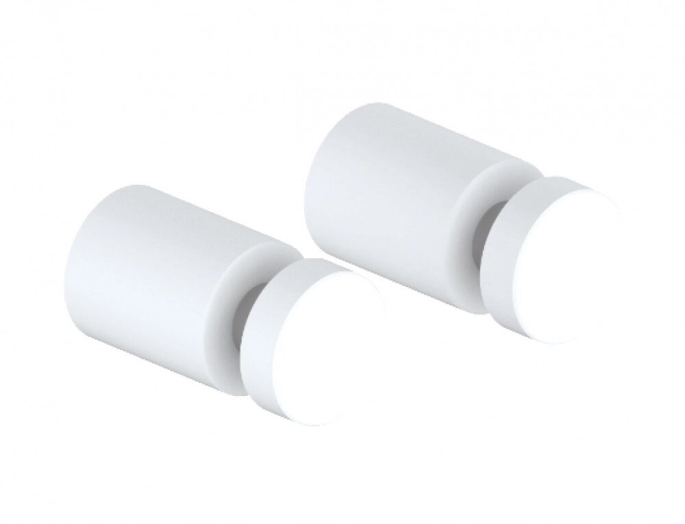 Комплект одинарных крючков IDDIS белые матовые Petite PET2SW1i41 от компании Интернет-магазин ProComfort - фото 1