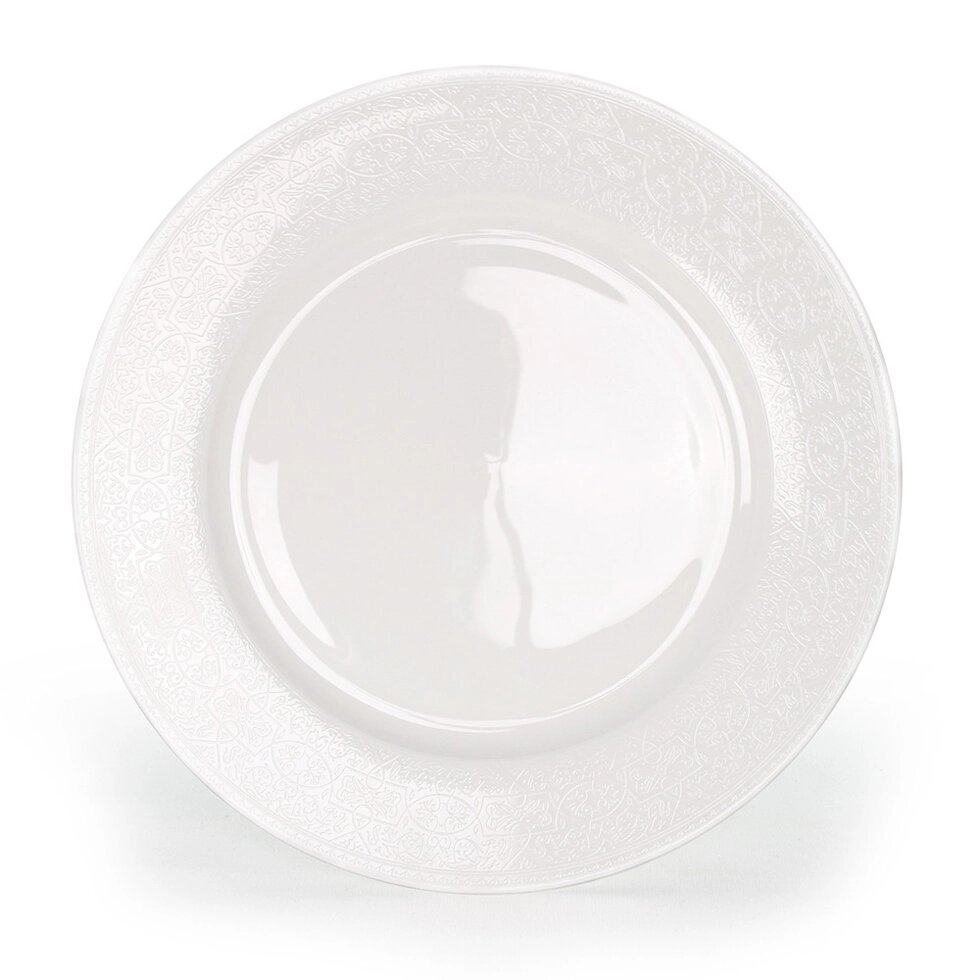 Костяной фарфор АККУ Амалия тарелка закусочная 20,7 см (48) от компании Интернет-магазин ProComfort - фото 1