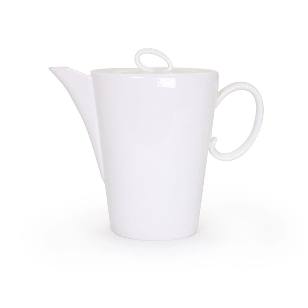 Костяной фарфор АККУ чайник конус 1000мл/16см (12) от компании Интернет-магазин ProComfort - фото 1