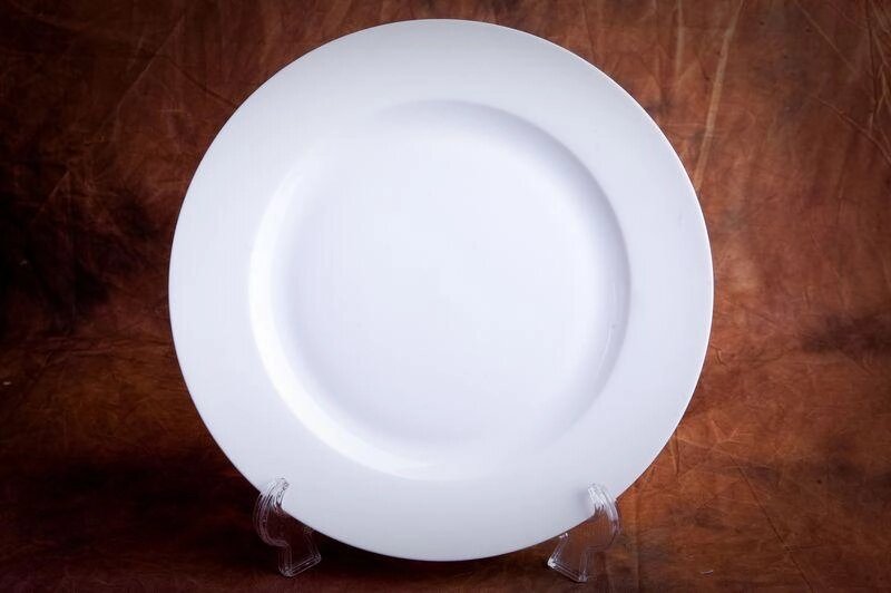 Костяной фарфор АККУ тарелка круглая 22,5 см (48 шт) от компании Интернет-магазин ProComfort - фото 1